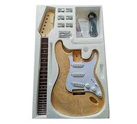 Electric Guitar Making Material Accessorie Maple Veneer Hard Maple Neck DIY Guitar Kit professional Electric Guitar Kits (Color : 02)