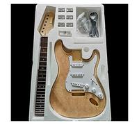 Electric Guitar Making Material Maple Solid Wood Leather Basswood Body Hard Maple Neck Electric Guitar Material Combination Suitable For ST Guitar Body (Color : 5)
