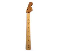 Electric Guitar Neck 22 Frets Roasted Maple Neck Rosewood Fingerboard for ST Electric Guitars (Maple)