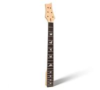 Electric Guitar Neck 22 Frets Solid Wood Blackwood Fingerboard 24-3/4" Scale Length - Lightweight & Durable, Easy Truss Rod Adjustment, for Practice & Replacement