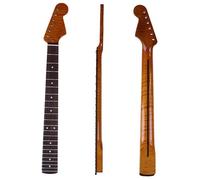 Electric Guitar Neck 6 String 22 Fret Roasted Maple Tiger Neck Rosewood Fingerboard Suitable For ST Guitar Accessories
