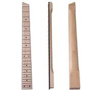 Electric Guitar Neck Canadian Fire Maple Guitar Neck 24 Frets Natural 5.7cm Width