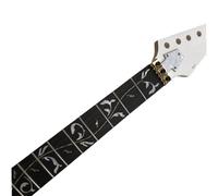 Electric Guitar Neck Electric Guitar Maple Neck 24 Fret Rosewood Fretboard Vine Inlay Locking Nut DIY Parts