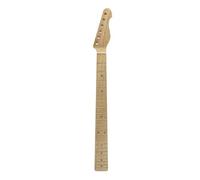 Electric Guitar Neck Flame Maple Tiger Striped clear paint 21 Fret 25.5 Inch For Building Guitar