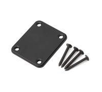 Electric Guitar Neck Plate Curved Cutaway Semi Round Neck Joint Back Mounting Plate 4 Holes With Screws