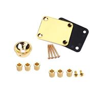 Electric Guitar Neck Plate Guitar Neck Plate Round Neck Joint Back Mounting Plate With Screws Guitar Bass Parts