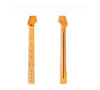 Electric Guitar Neck Replacement 22 Frets Satin Finished Maple Electric Guitar Parts Replacement(Satin Yellow)