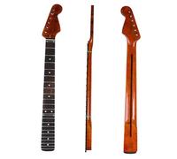 Electric Guitar Neck Replacement 6 Strings 22 Frets Electric Guitar DIY Neck Assembly Rosewood And Bright Maple