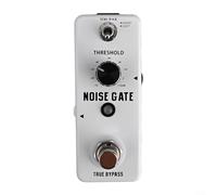 Electric Guitar Noise Gate Pedal Noise Reduction Guitar Effect Pedal Noise Killer White Compact Zinc Alloy Housing Dual Mode Noise Reduction