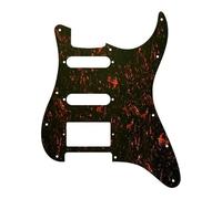 Electric Guitar Parts 11 Holes HSS Humbucker Guitar Pickguard Plate No Volume Hole(4Ply2)