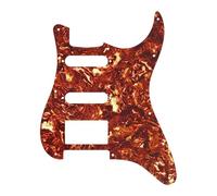 Electric Guitar Parts 11 Holes HSS Humbucker Guitar Pickguard Plate No Volume Hole(4Ply9)