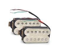 Electric Guitar Parts 1Set N7.5K/B15K Electric Guitar Humbucker Adjustable Screw Dual Coil For 6 String Electric Guitar Coil Spliting Pickup(Yellow)