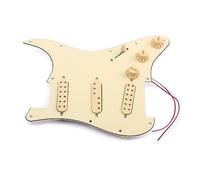Electric Guitar Parts 3-ply Loaded Prewired Pickguard White Guitar Pickup