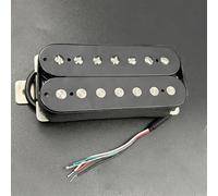Electric Guitar Parts 7-String Electric Guitar Humbucker Pickup Alnico V Coil Splitting Pickup Guitar Parts Black N-8.8K/B-14.2K(Bridge)