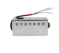 electric guitar parts 7 String LP Guitar Brass Cover Humbucker Slotted Screw Coil Splitting Pickup For Electric Guitar Black/Gold/Chrome(Neck Chrome)