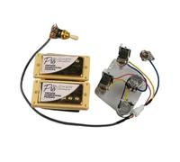 Electric Guitar Parts Alnico 5 Pro Push/Pull Wiring Harness Electric Guitar Double Coil Pickup For Guitar Parts(Yellow 3)