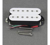 Electric Guitar Parts Electric Guitar Double Coil Pickup 12 6-corner Adjustable Magnetic Core Double-linked Four-wire Cut Single(Neck A)