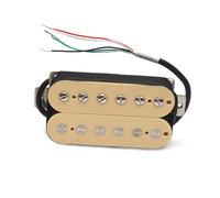 Electric Guitar Parts Electric Guitar Pickup Alnico 2 Aluminum Nickel Cobalt Series Double Coil Pickup Double Block Pickup White Copper Base(Bridge D)