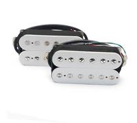 Electric Guitar Parts Electric Guitar Pickup Alnico 5 Aluminum Nickel Cobalt Series Double Coil Pickup Double Block Pickup White Copper Base(Set B)