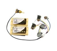 Electric Guitar Parts Electric Guitar Pickups Humbucker Pickups LP Standard With Pro Quick Connection Wiring Harness Golden Cover(Yellow)