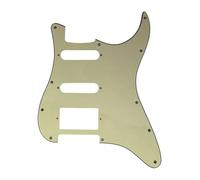 Electric Guitar Parts For 11 Holes HSS Humbucker Guitar Pickguard Plate No Volume Hole(3Ply3)