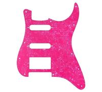 Electric Guitar Parts For 11 Holes HSS Humbucker Guitar Pickguard Plate No Volume Hole(4Ply10)