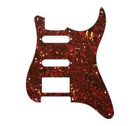 Electric Guitar Parts - For Fd /St11 Holes HSS Humbucker Guitar Pickguard Plate No Volume Hole(4Ply10)