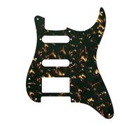 Electric Guitar Parts - For Fd /St11 Holes HSS Humbucker Guitar Pickguard Plate No Volume Hole(4Ply5)
