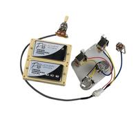 Electric Guitar Parts Humbucker Pickups Alnico 5 Pro Push/Pull Wiring Harness Electric Guitar Pickups For Guitar Parts(Yellow 1)