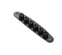 Electric Guitar Parts Metal Bridge String Through Body Ferrules Bushing Plate For Guitar Replacement Guitar Parts(Black)