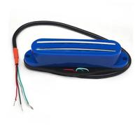 Electric Guitar Parts Multi Colour Humbucker Twin Blade Pickup Mini Humbucker Dual Rail 9K For FD ST Electric Guitar(Blue 1)