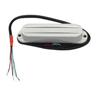 Electric Guitar Parts Multi Colour Humbucker Twin Blade Pickup Mini Humbucker Dual Rail 9K For FD ST Electric Guitar(White)