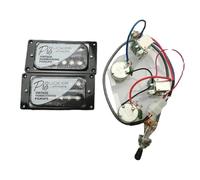 Electric Guitar Parts Pro Humbucker Pickups LP Standard Electric Guitar With Pro Wiring Harness(Black)