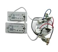 Electric Guitar Parts Pro Humbucker Pickups LP Standard Electric Guitar With Pro Wiring Harness(White)