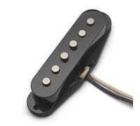 Electric Guitar Parts Single Coil Pickup Alnico 3 Staggered Magnetic Column Pickup Fiber Cardboard Wire Clip With Shell For ST Electric Guitar(Middle)