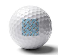 Electric Guitar Personalized Golf Balls Distance Practice Ball for Indoor Outdoor