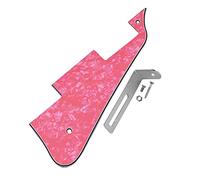 Electric Guitar Pickguard 1Set Electric Guitar Pickguard Pick Guard Scratch Plate with Silver Mount Bracket for For LP Guitar Parts