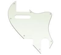 Electric Guitar Pickguard 7 Holes Professional F Hybrid Electric Guitar Pickguard Durable Standard Modern Style(3ply Aged)
