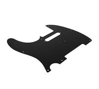 Electric Guitar Pickguard, Aluminum Alloy Scratch Proof Front Plate, High Strength Guitar Guard for Telecaster and Most Electric Guitars (Black)