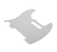 Electric Guitar Pickguard, Aluminum Alloy Scratch Proof Front Plate, High Strength Guitar Guard for Telecaster and Most Electric Guitars (Silver)