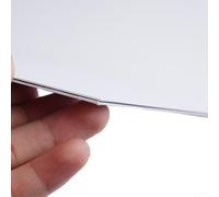 Electric Guitar Pickguard Blank Sheet, 3 Ply Scratchplate Material For DIY, 44 X 29 Cm, Quality Protective Film, For ST And Styles, Multiple Colors(White)