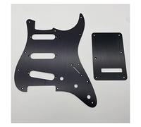 Electric Guitar Pickguard Electric Guitar 11-Hole Aluminum Modern Style SSS Guitar Pickguard Scratch Plate Fits for For ST Guitar (Color : 01)