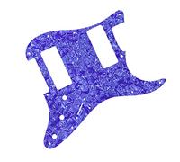 Electric Guitar Pickguard Guitar Accessories Pickguards 11 Holes HH With 2 Humbuckers For For ST Guitar Anti-scratch Parts (Color : 01)