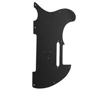 Electric Guitar Pickguard Guitar Guard Plate Pickguard, Aluminum Alloy Front Guard Plate Electric Front for Chorus, Flange & Tremolo (Black