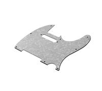 Electric Guitar Pickguard, Guitar Pick Guards Replacement for Telecaster Style Electric Guitars, With Protective Film On The Top (White Pearl)