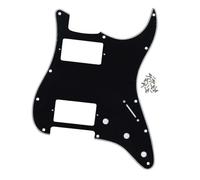 Electric Guitar Pickguard HH Pick Guard 11 Holes Plate + Screws For FD ST Style Guitar Accessories(3ply A)