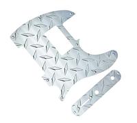 Electric Guitar Pickguard One ply Metal Plate 8 Hole for For TL Guitar Humbucker Pickguard with Control Plate and Screws (Color : 02)