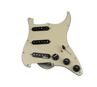 Electric Guitar pickguard Parts 7-Way type fully loaded Prewired Pickguard SSS Ainico 5 Single coil Pickups Set for And Electric guitar (Color : 3)