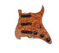 Electric Guitar pickguard Parts 7-Way type fully loaded Prewired Pickguard SSS Ainico 5 Single coil Pickups Set for And Electric guitar (Color : 16)