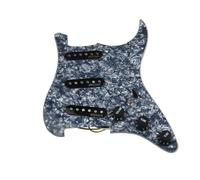 Electric Guitar pickguard Parts 7-Way type fully loaded Prewired Pickguard SSS Ainico 5 Single coil Pickups Set for And Electric guitar (Color : 14)